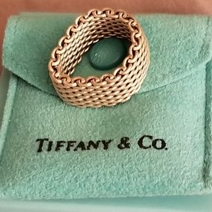 Authentic Tiffany & Co Somerset Mesh Ring